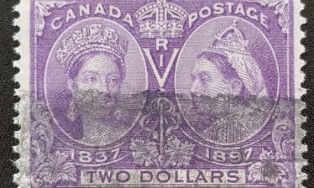 Canada #62 F/VF Used 1897 $2 Jubilee, fresh colour
