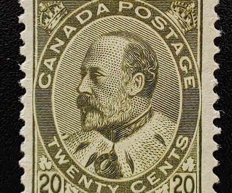 Canada #94 VF Unused 20c Edward VII