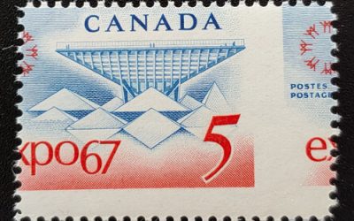 Canada #469 Never Hinged 5c Expo 67 Misperf ex Penko
