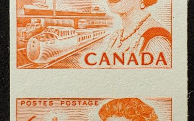 Canada #468A Never Hinged 1967 6c Centennial Coil Misperf ex Penko