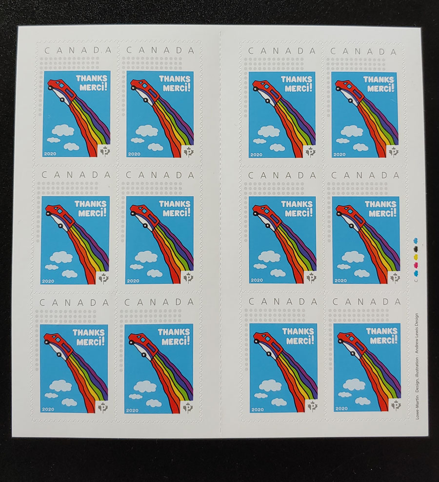 Canada Post VFNH 2020 Thanks/ Merci Employees Only Booklet (12)