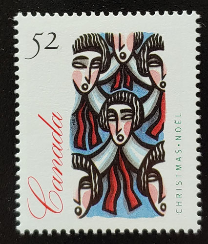 Canada #1534ii VFNH 1994 unissued 52c Christmas $200
