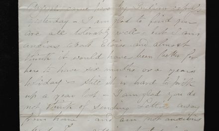 Blackwater 45 Miles NW of Quesnelle 23 Sep 1875 Marcus Smith letter