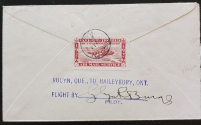 Elliot-Fairchild Air #CL10 12 Au 1926 27c pilot-signed Flight Cover