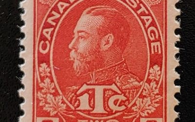 Canada #MR3b XFNH 1916 Rose Red War Tax Admiral
