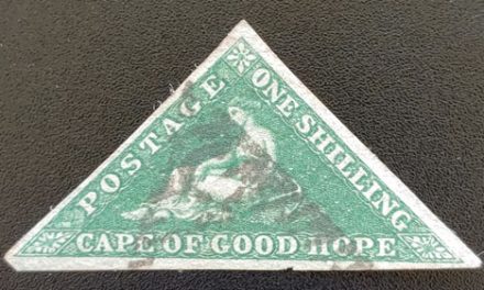Cape of Good Hope #6a VF Used 1855 1/- Triangle