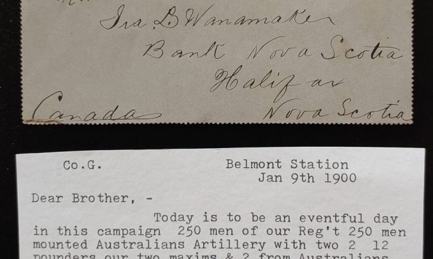 Boer War 11 Ja 1900 Orange River 1d Cdn Contingent Letter Card