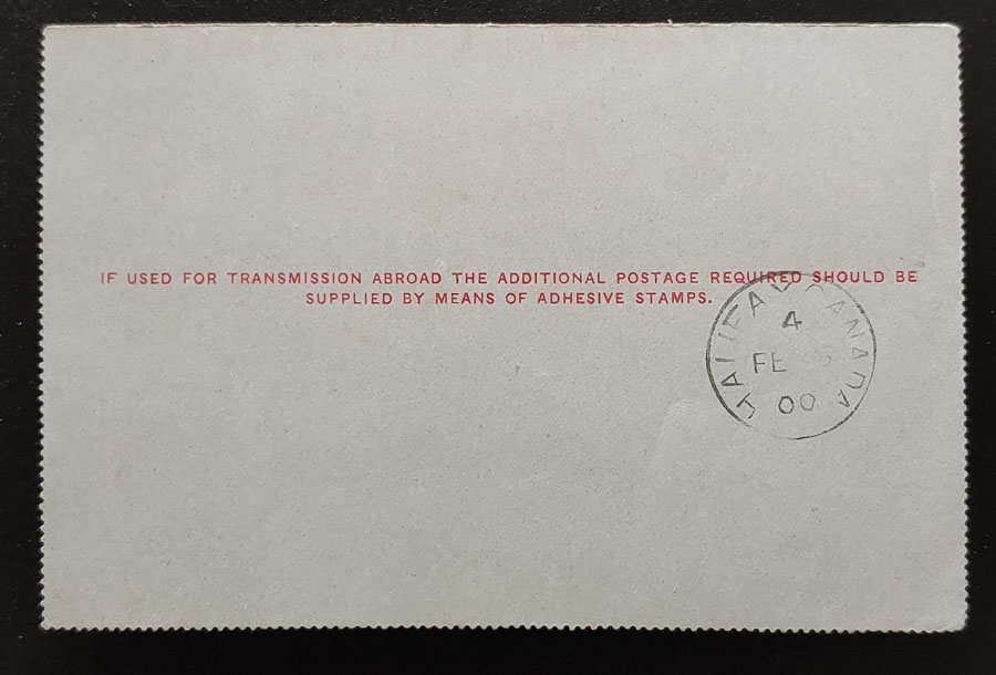 Boer War 11 Ja 1900 Orange River 1d Cdn Contingent Letter Card