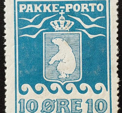 Greenland #Q4a F/VF Mint 1905/1910 perf 12.5 10o, thin