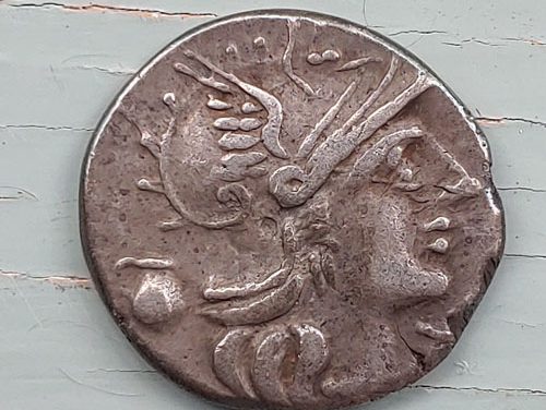 Sextus Pompeius Fostlus 37BC 4gm Silver Denarius