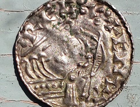 Cnut 1016-1035 York Mint short cross Hammered Silver Penny