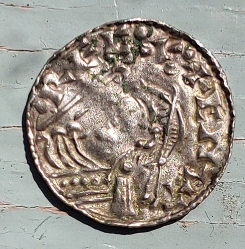 Cnut 1016-1035 York Mint short cross Hammered Silver Penny