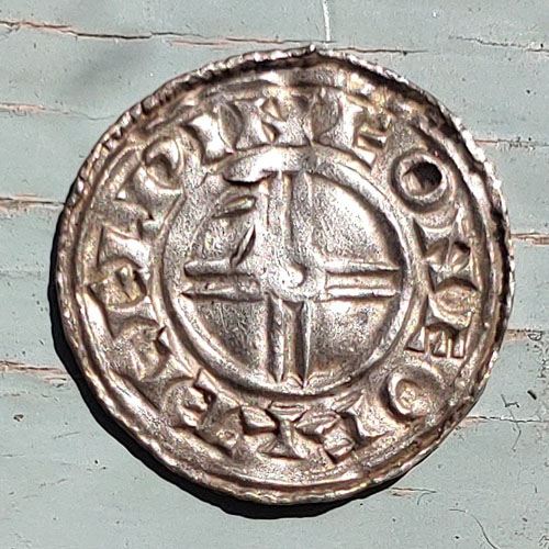 Cnut 1016-1035 York Mint short cross Hammered Silver Penny