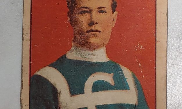 Skinner Poulin C-56 1910/11 #24 Rookie Hockey Card, faults