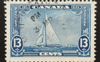 Canada #216i Fine CDS Used 13c Shilling Mark Variety, ex Penko