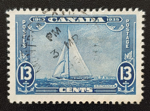 Canada #216i Fine CDS Used 13c Shilling Mark Variety, ex Penko