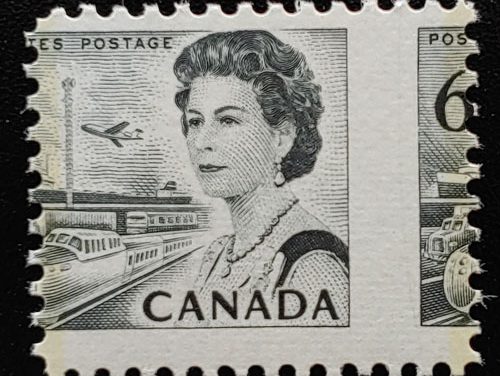 Canada #460 Never Hinged 1970 6c Misperf, ex Penko
