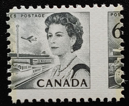 Canada #460 Never Hinged 1970 6c Misperf, ex Penko