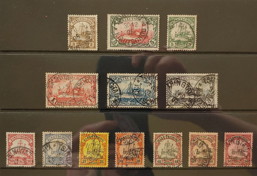 Kiauchau #10-22 Used 1901 Set cple expertised US$1196 (13)