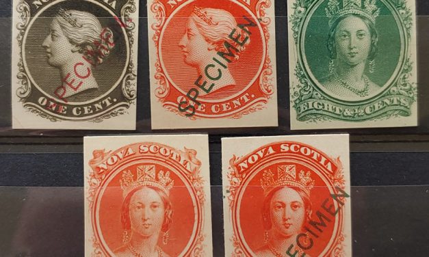 Nova Scotia #8Pii/13TCiii VF 1860/63 Plate Proofs (5 diff)