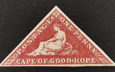 Cape of Good Hope #12a VF Unu 1863/69 1d Triangle shade