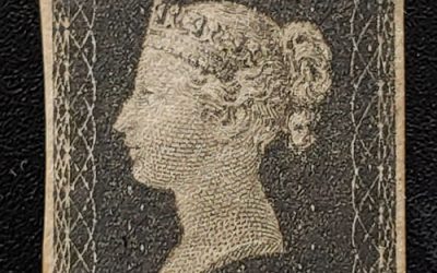G.B. #1 VF Mint HR 1840 1d Black position M-E, edge chips