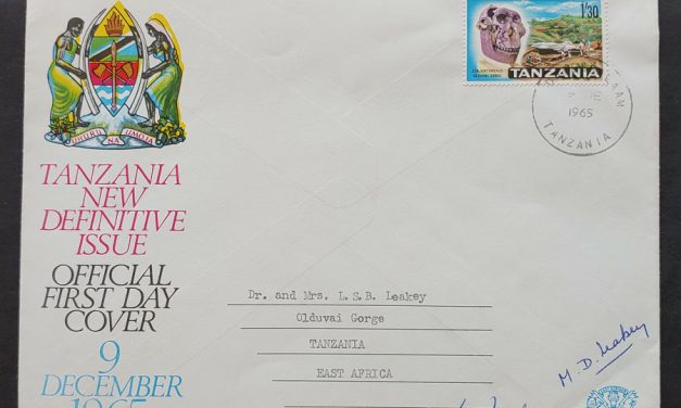 Tanzania #14 9 Dec 1965 FDC signed by Leakeys, some mt mks