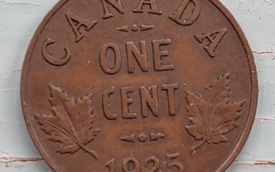 Canada VF 1925 George V key date Cent