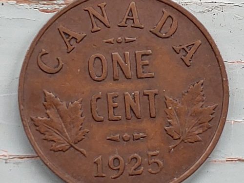 Canada VF 1925 George V key date Cent