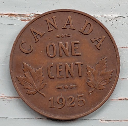 Canada VF 1925 George V key date Cent $50+