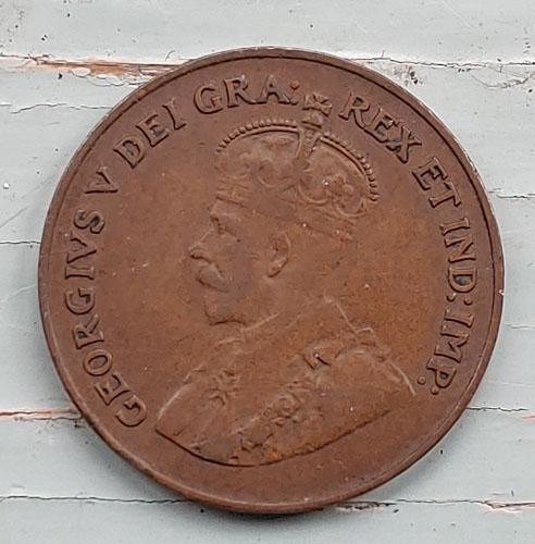 Canada VF 1925 George V key date Cent $50+