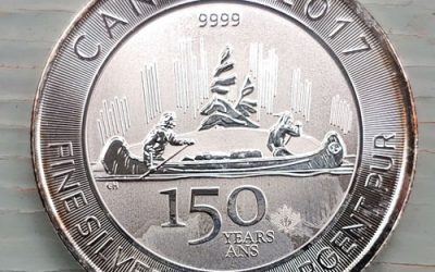 Canada 150 BU 2017 pure Ounce Silver Special Edition $5 Maple Leaf
