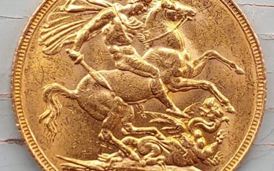 G.B. XF 1887 Queen Victoria Jubilee Gold Sovereign .2355oz AGW