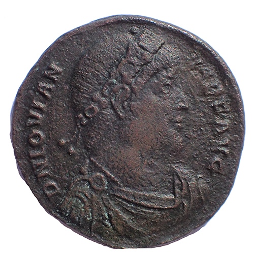 Jovian 363-364 AD 28mm 8gm AE28 struck at Constantinople