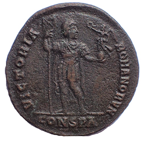 Jovian 363-364 AD 28mm 8gm AE28 struck at Constantinople