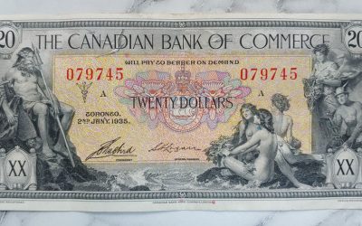 Cdn Bank of Commerce Fine+ 1935 $20 Banknote