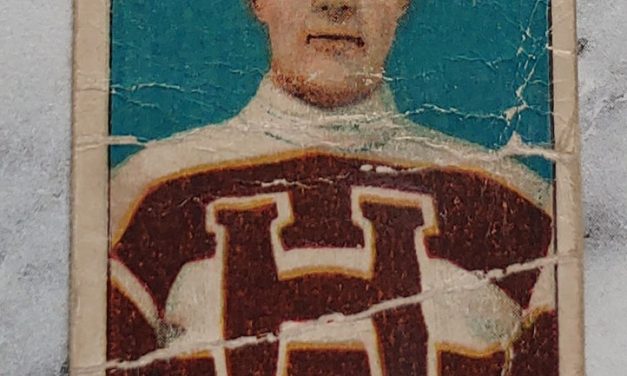 Horace Gaul 1910/11 C56 #31 Rookie Hockey Card, creases