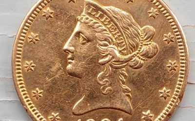 U.S.A./Colonial Canada XF 1904 Gold $10 Eagle, lightly cleaned