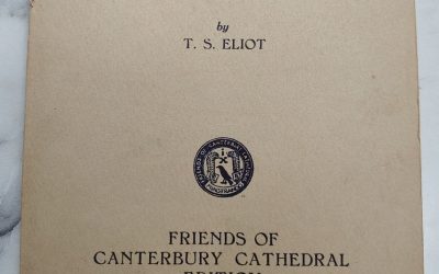 Murder in the Cathedral, 1935, T.S. Eliot, 38 pgs, some foxing