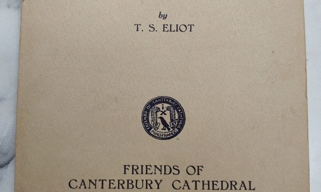 Murder in the Cathedral, 1935, T.S. Eliot, 38 pgs, some foxing