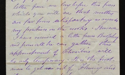 Winnipeg 6 June 1880 Marcus Smith 4 page letter to his wife