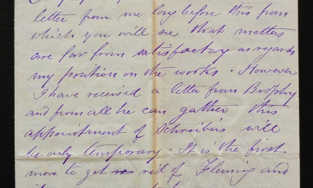 Winnipeg 6 June 1880 Marcus Smith 4 page letter to his wife