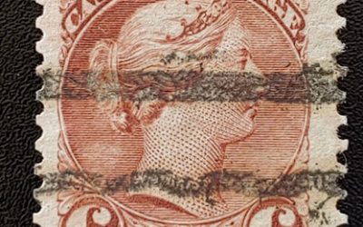 Canada #43xx VF 1888/1897 6c Small Queen Precancel