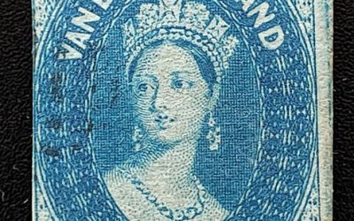 Tasmania #9 Fine Used 1857 4d unwatermarked