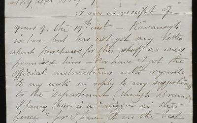 C.P. Hotel Winnipeg 25 May 1880 2pg Marcus Smith Letter to Brophy