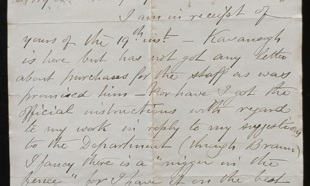 C.P. Hotel Winnipeg 25 May 1880 2pg Marcus Smith Letter to Brophy