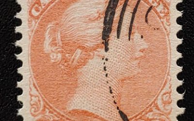 Canada #45a VF Used 1897 10c Small Queen Shade