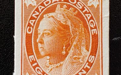 Canada #72P VF 1897 8c Plate Proof, only 171 issued