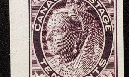 Canada #73P VF 1897 10c Plate Proof, only 235 issued