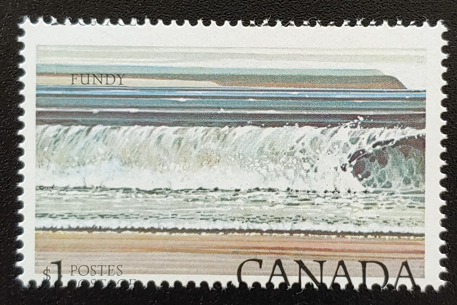Canada #726 Never Hinged $1 Fundy Shifted Impression ex Penko